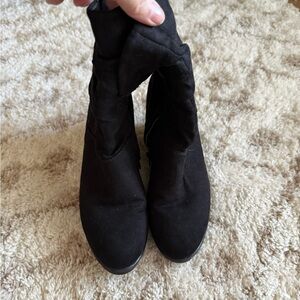 Merona Black Suede Women's Boots